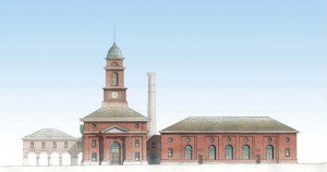 Proposed Market Hall South Elevation